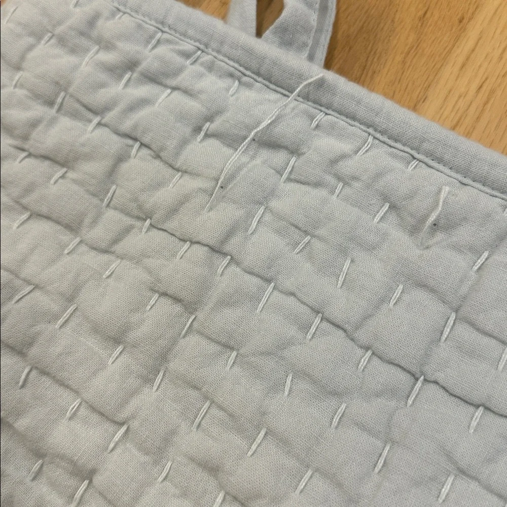 Pick-Stitch Handcrafted Cotton Linen Quilted Euro Shame